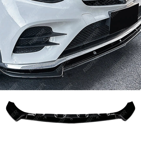 Front Splitter in Gloss Black For Mercedes GLC X253 Amg LINE Pre Facelift 2016-2019 - Front Splitter