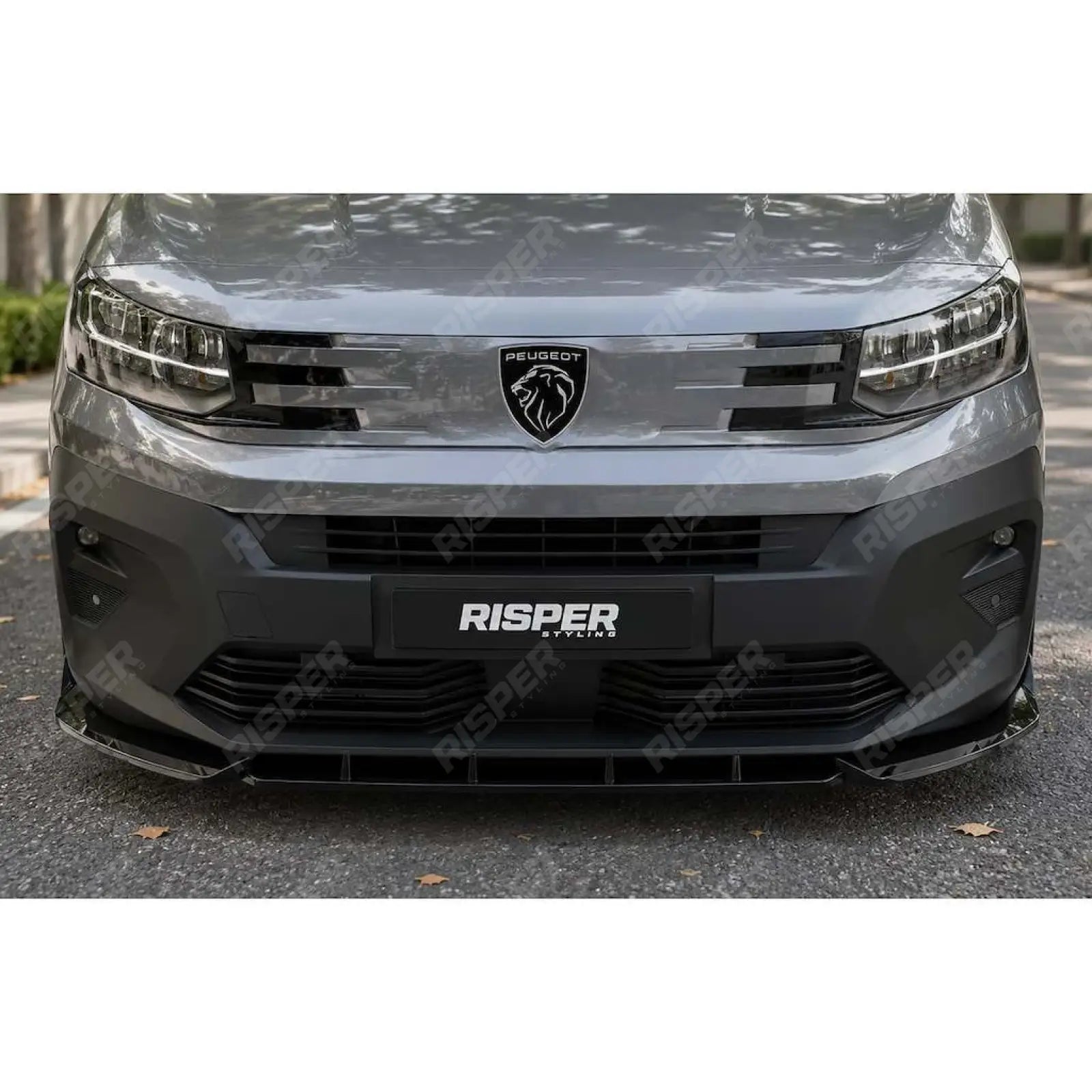 Front Splitter in Gloss Black For Peugeot Partner / Citroen Berlingo 2023+ - Front Splitter