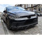 FRONT SPLITTER IN GLOSS BLACK For VOLKSWAGEN GOLF MK8 2020-2023 STANDARD (STYLE/LIFE) - Front Splitter