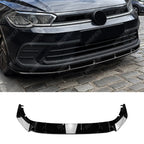 FRONT SPLITTER IN GLOSS BLACK For VOLKSWAGEN GOLF MK8 2020-2023 STANDARD (STYLE/LIFE) - Front Splitter
