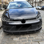 FRONT SPLITTER IN GLOSS BLACK For VOLKSWAGEN GOLF MK8 2020-2023 STANDARD (STYLE/LIFE) - Front Splitter