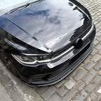 FRONT SPLITTER IN GLOSS BLACK For VOLKSWAGEN GOLF MK8 2020-2023 STANDARD (STYLE/LIFE) - Front Splitter