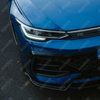 Volkswagen Golf MK8.5 Facelift GTI R R Line Front Splitter In Gloss Black - Front Splitter
