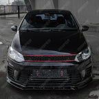 Volkswagen Polo Gti Mk5 2009-2014 Front Splitter in Gloss Black - Front Splitter