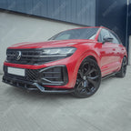Volkswagen Touareg MK3 Facelift R Line 2023+ Front Splitter In Gloss Black