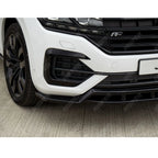 Front Splitter In Gloss Black For Volkswagen Touareg MK3 Pre Facelift R Line 2018-2023 - Front Splitter