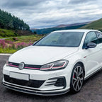 Front Splitter in Gloss Black For Vw Golf Mk7.5 Gti R LINE 2017-2019 - Front Splitter