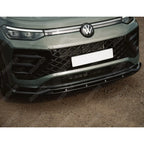 VW Tayron R-Line MK1 2025 On Front Splitter In Gloss Black - Front Splitter