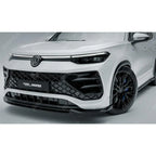 VW Tayron R-Line MK1 2025 On Front Splitter In Gloss Black Front Splitter