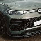 VW Tayron R-Line MK1 2025 On Front Splitter In Gloss Black - Front Splitter