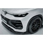 VW Tayron R-Line MK1 2025 On Front Splitter In Gloss Black Front Splitter