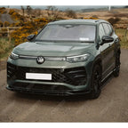 VW Tayron R-Line MK1 2025 On Front Splitter In Gloss Black - Front Splitter