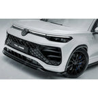 VW Tayron R-Line MK1 2025 On Front Splitter In Gloss Black Front Splitter