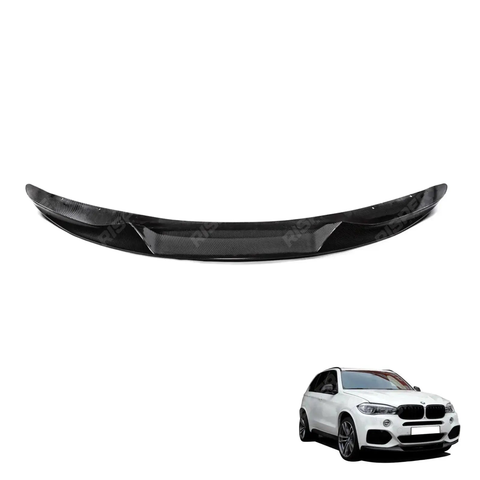 Front Splitter Lip in Carbon Look For BMW X5 F15 M Sport 2013-2018 Secondary image
