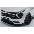 Kia Sportage MK5 GT Line 2021-2025 Front Splitter Lip In Gloss Black Aero Kit