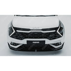 Kia Sportage MK5 GT Line 2021-2025 Front Splitter Lip In Gloss Black Aero Kit