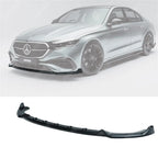 Mercedes E Class W214 2024+ Front Splitter Lip In Gloss Black Front Splitter