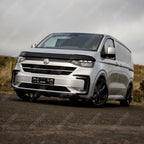 Volkswagen Transporter T7 2025 on Front Splitter Lip In Gloss Black Front Splitter