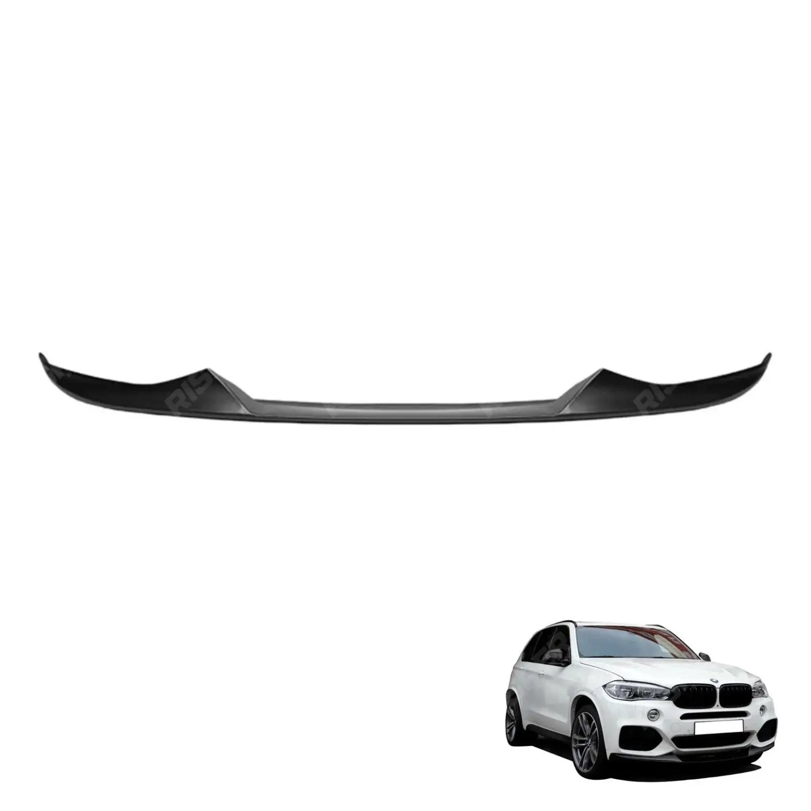 Front Splitter Lip in Matte Black For BMW X5 F15 M Sport 2013-2018 Secondary image