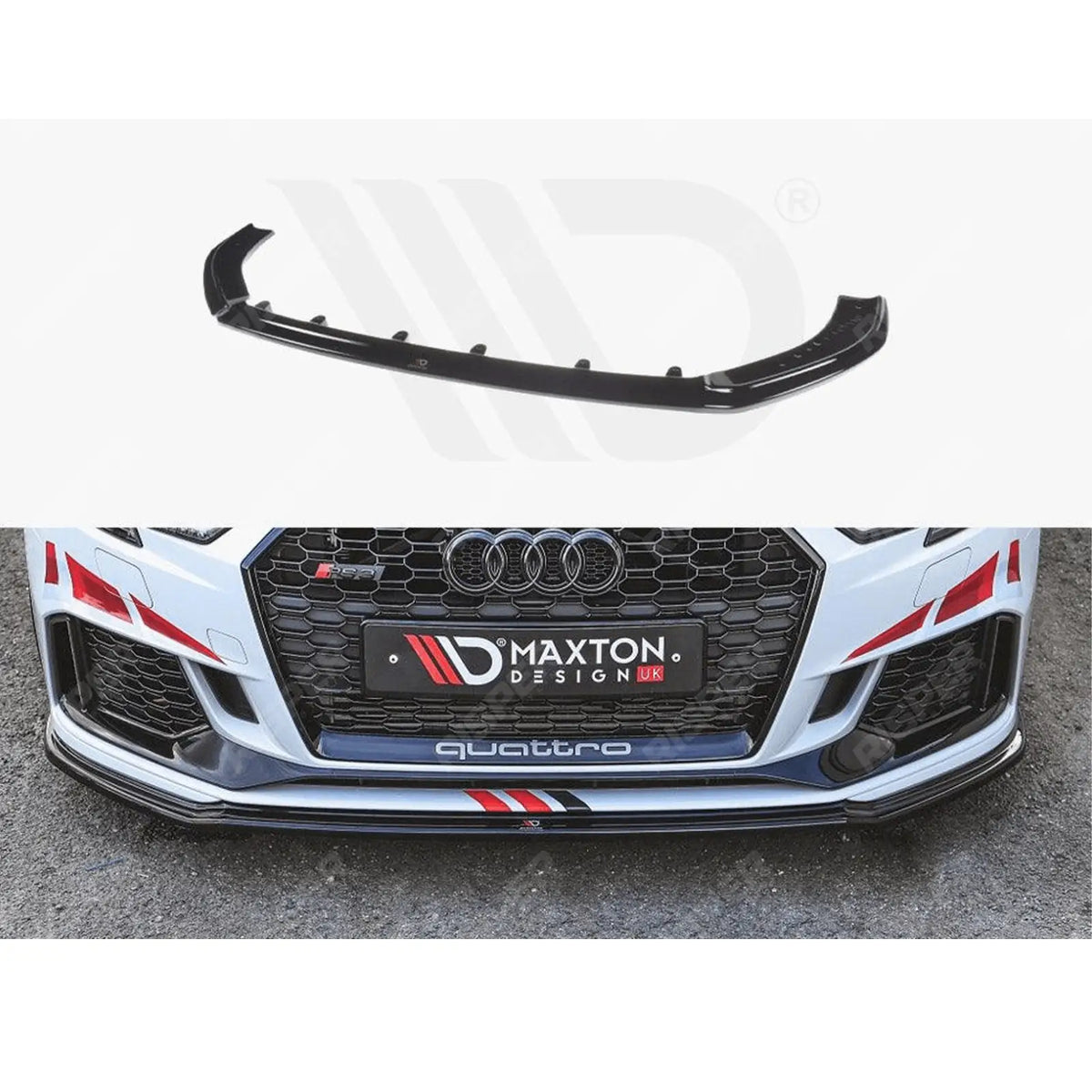 FRONT SPLITTER V.2 AUDI RS3 8V FACELIFT SPORTBACK (2017 - 2020)