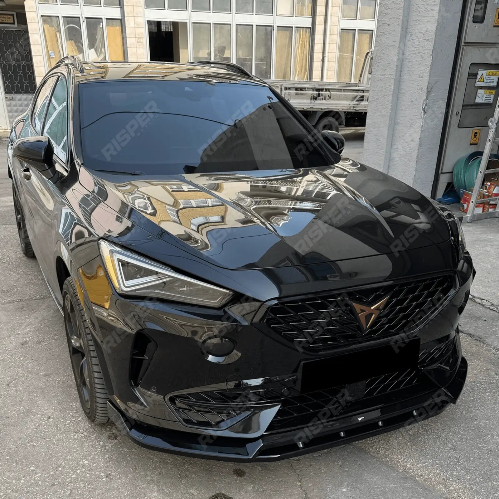 Cupra Formentor 2020 - 2024 Front Splitter V2 In Gloss Black Main image
