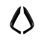 BMW 4 SERIES F32 & F36 2014-2020 M SPORT FRONT UPPER CANARDS IN GLOSS BLACK Body Trims