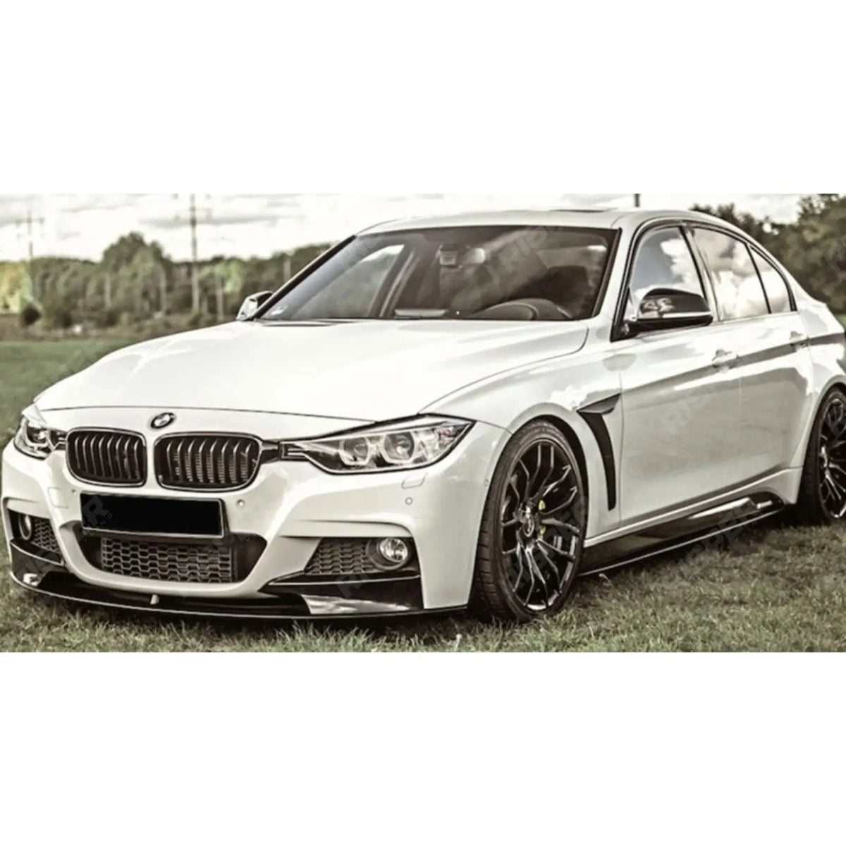 BMW 3 Series F30 M Sport 2012-2018 Gloss Black Full Aero Body Kit - Diffuser 0___0 Aero Kit