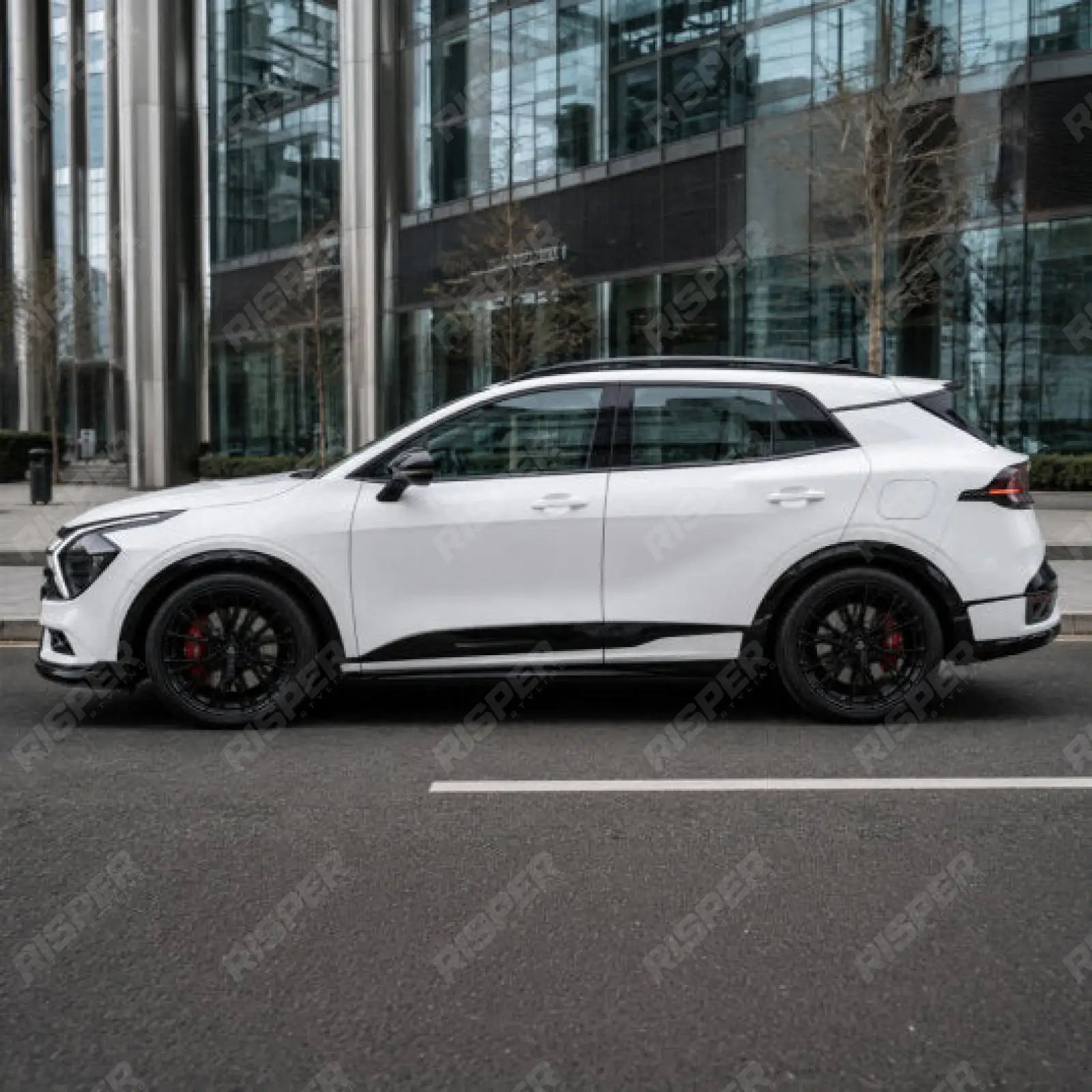 Full Aero Body Kit In Gloss Black For Kia Sportage MK5 GT Line 2021-2025 - Aero Kit