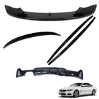 BMW 4 Series F32 M Sport 2014 - 2020 Gloss Black Full Aero Body Lip Kit - Diffuser 00___