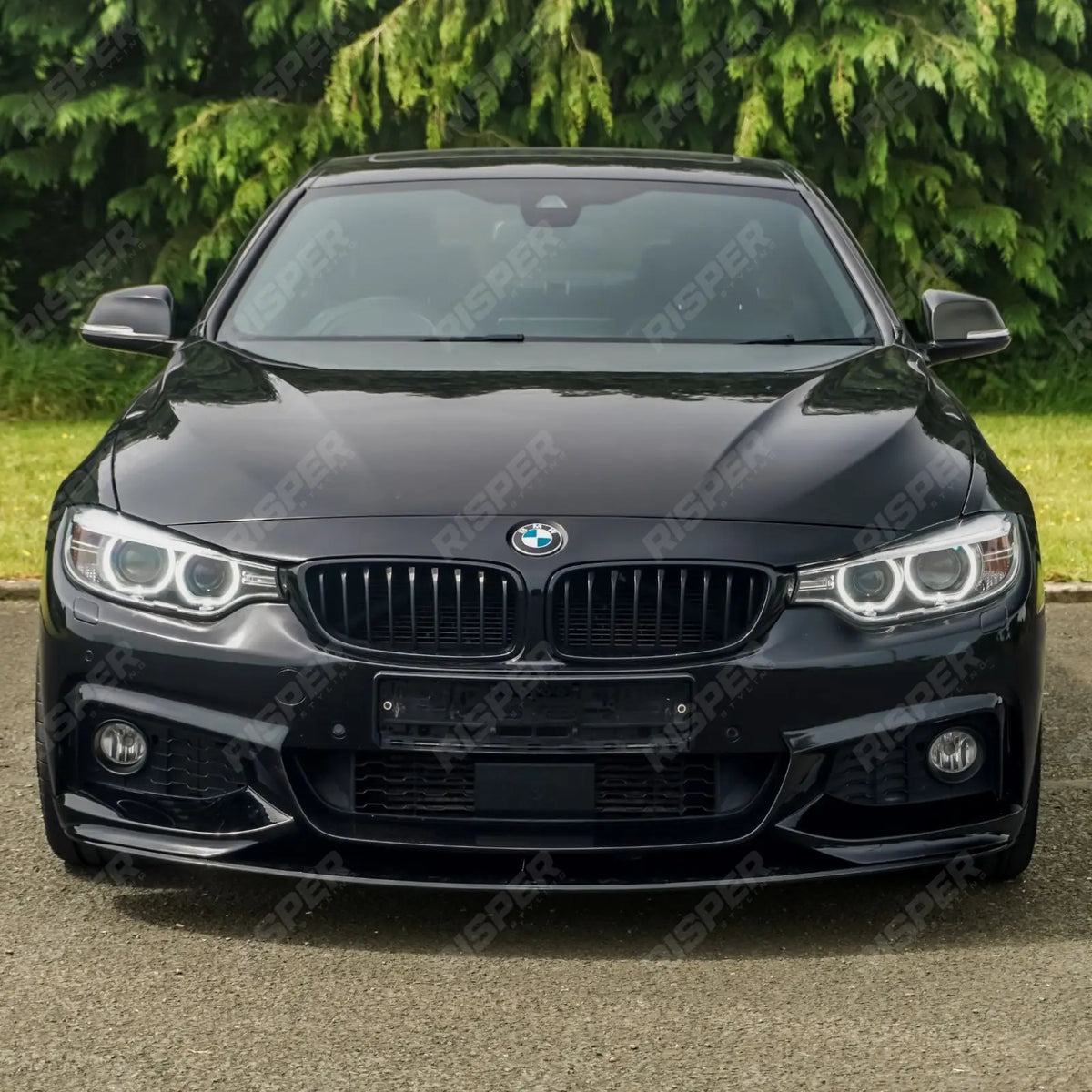 BMW 4 Series F32 M Sport 2014-2020 Gloss Black Full Aero Body Lip Kit - Diffuser 00___ Aero Kit
