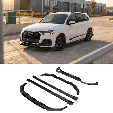 Full Aero Kit in Gloss Black For Audi Q7 S LINE 4m 2019+ - Aero Kit