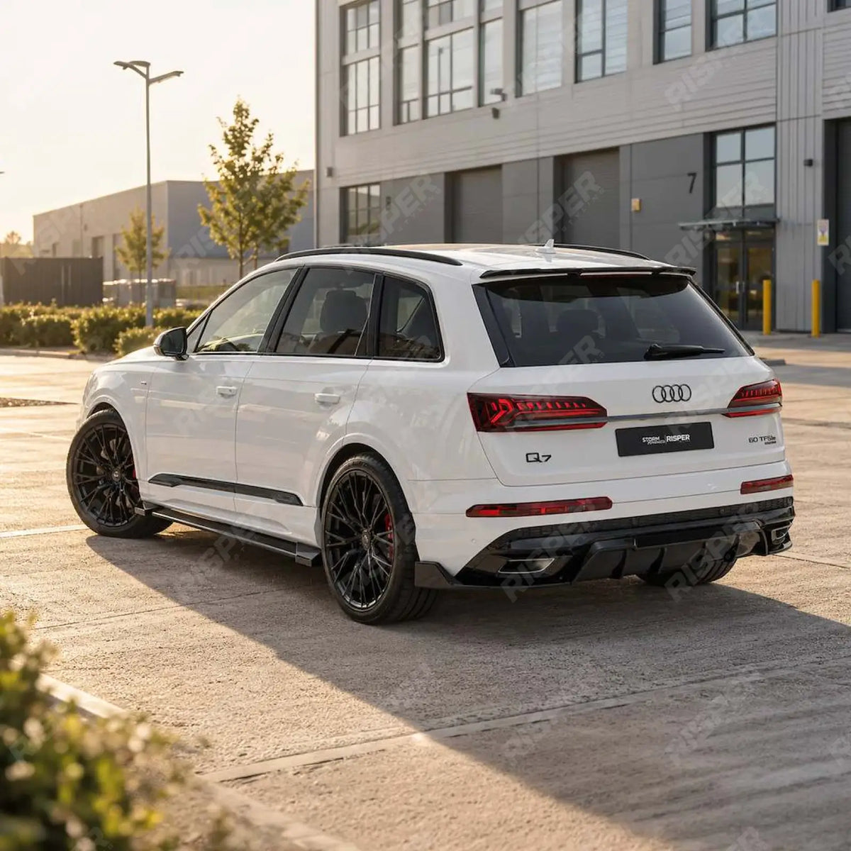 Full Aero Kit in Gloss Black For Audi Q7 S LINE 4m 2019+ - Aero Kit