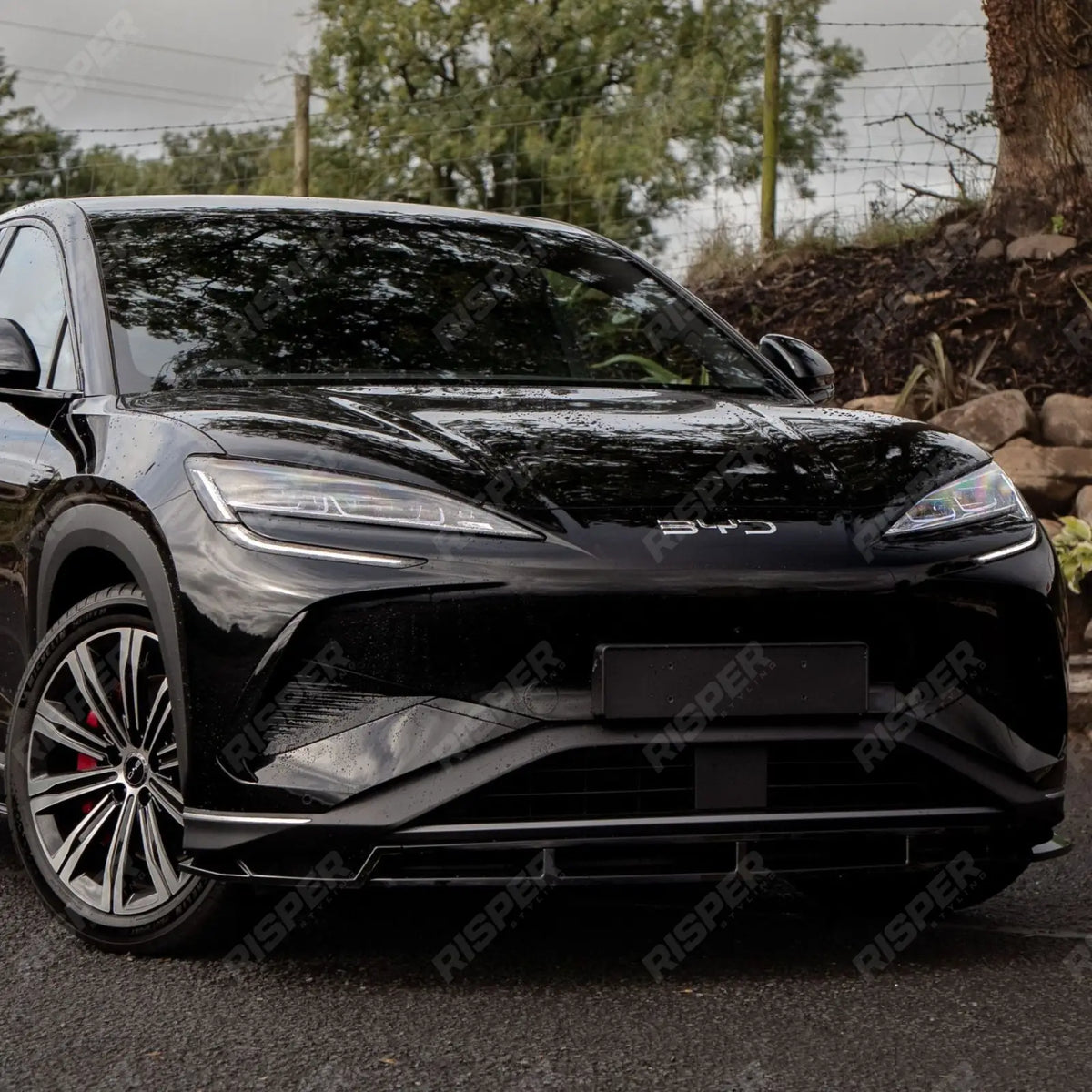 Full Aero Kit In Gloss Black For BYD Sealion 7 2024 On - Body Kit