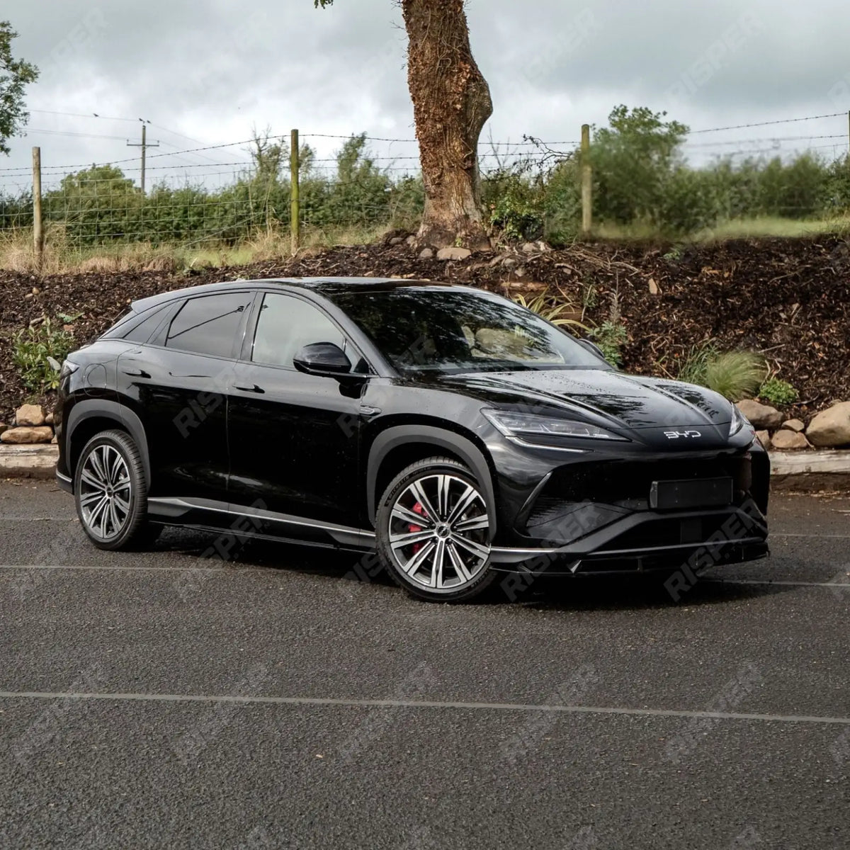 Full Aero Kit In Gloss Black For BYD Sealion 7 2024 On - Body Kit