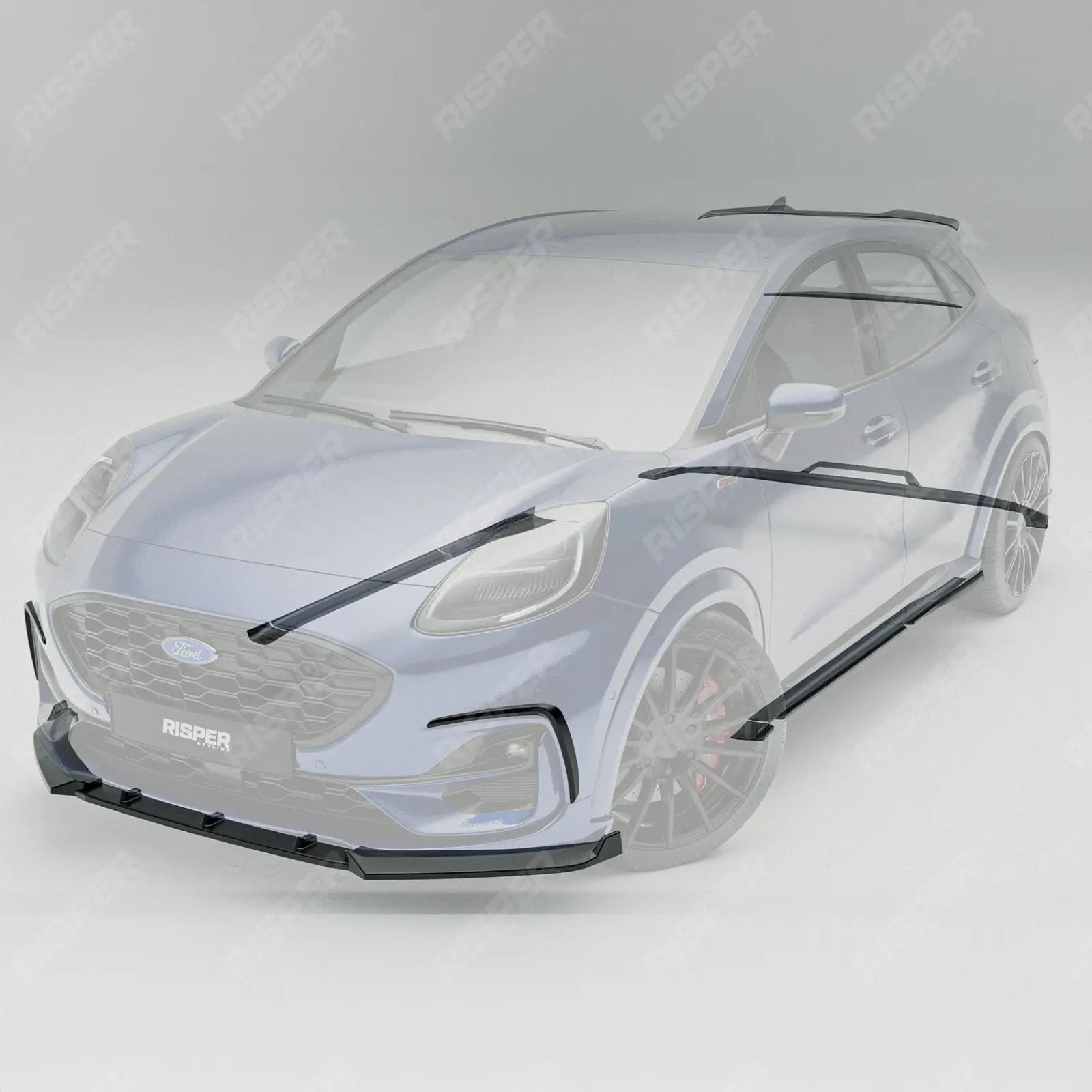 Ford Puma ST Line & ST Line X 2024+ Full Aero Kit In Gloss Black Aero Kit
