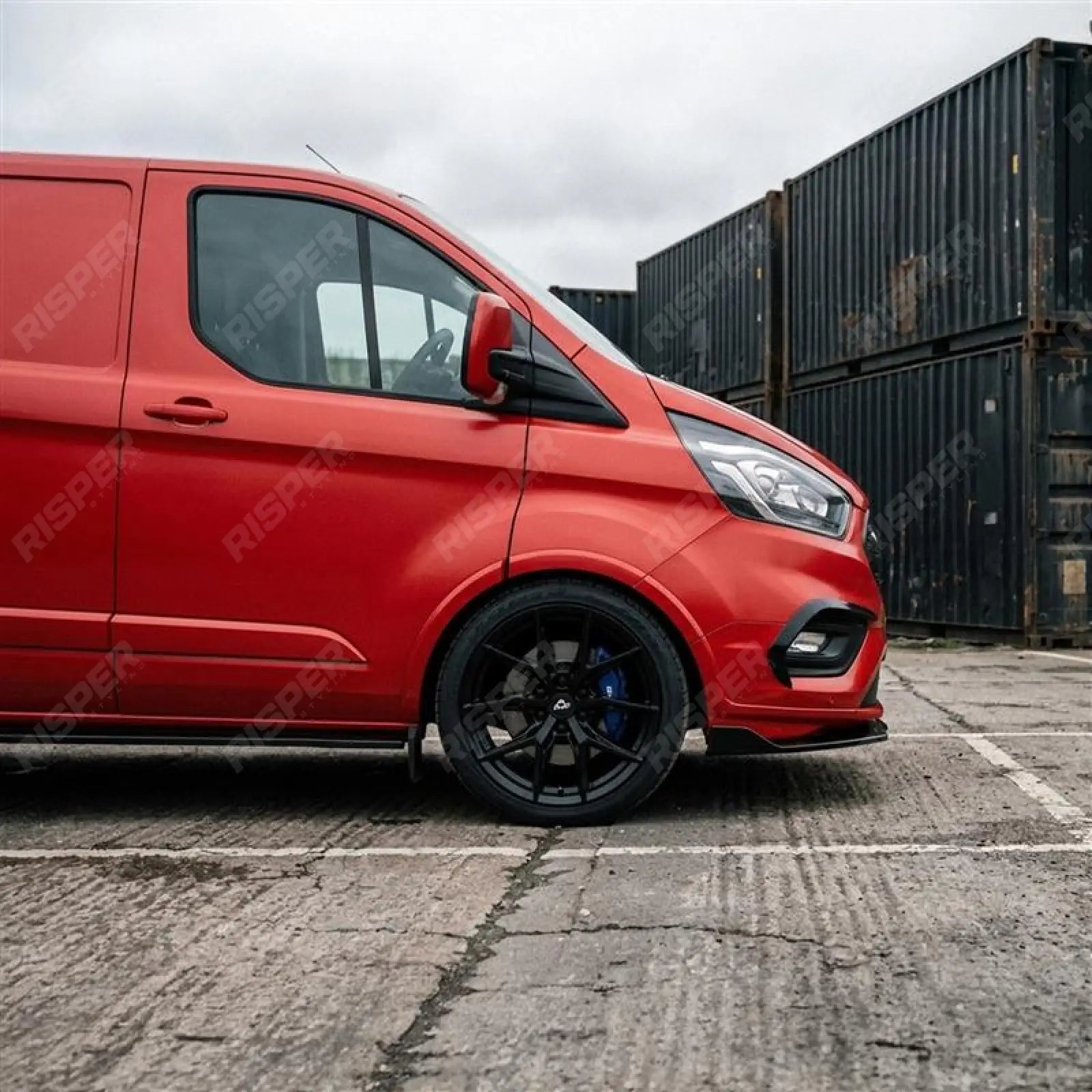 Ford Transit Custom Mk1 Facelift 2017-2023 Full Aero Kit in Gloss Black - Aero Kit