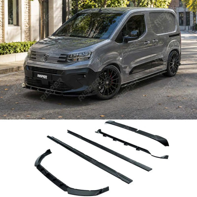 Full Aero Kit in Gloss Black For Peugeot Partner / Citroen Berlingo 2023+ - Aero Kit