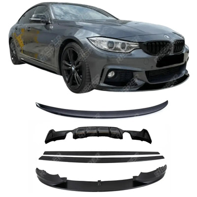 Full Aero Kit V8 0___0 Matt Black For BMW 4 Series F36 M Sport - Aero Kit