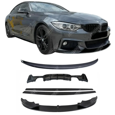 Full Aero Kit V9 00___00 Matt Black For BMW 4 Series F36 M Sport - Aero Kit