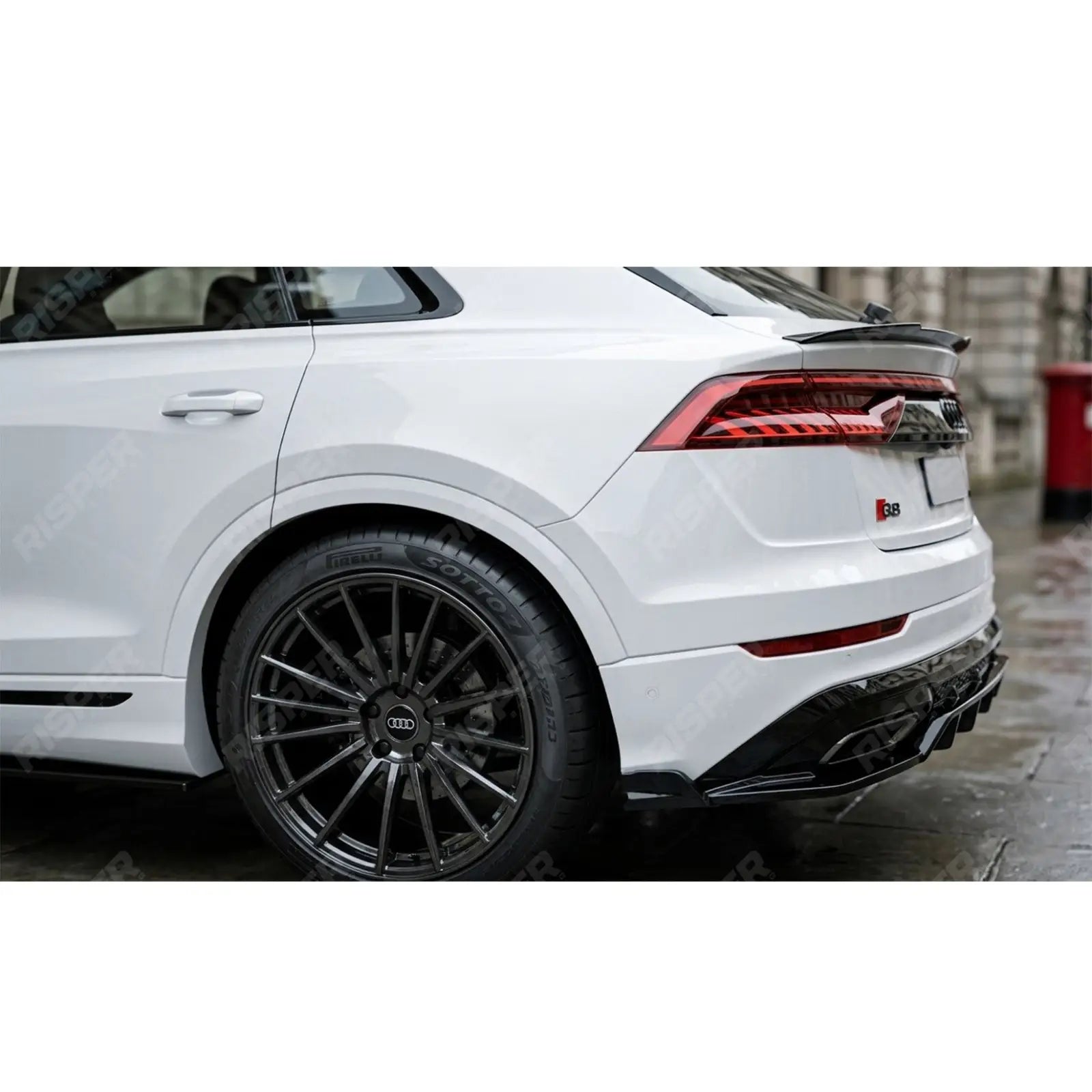 Audi Q8 S-Line 2023+ Full Aero Low Line Kit In Gloss Black - Aero Kit
