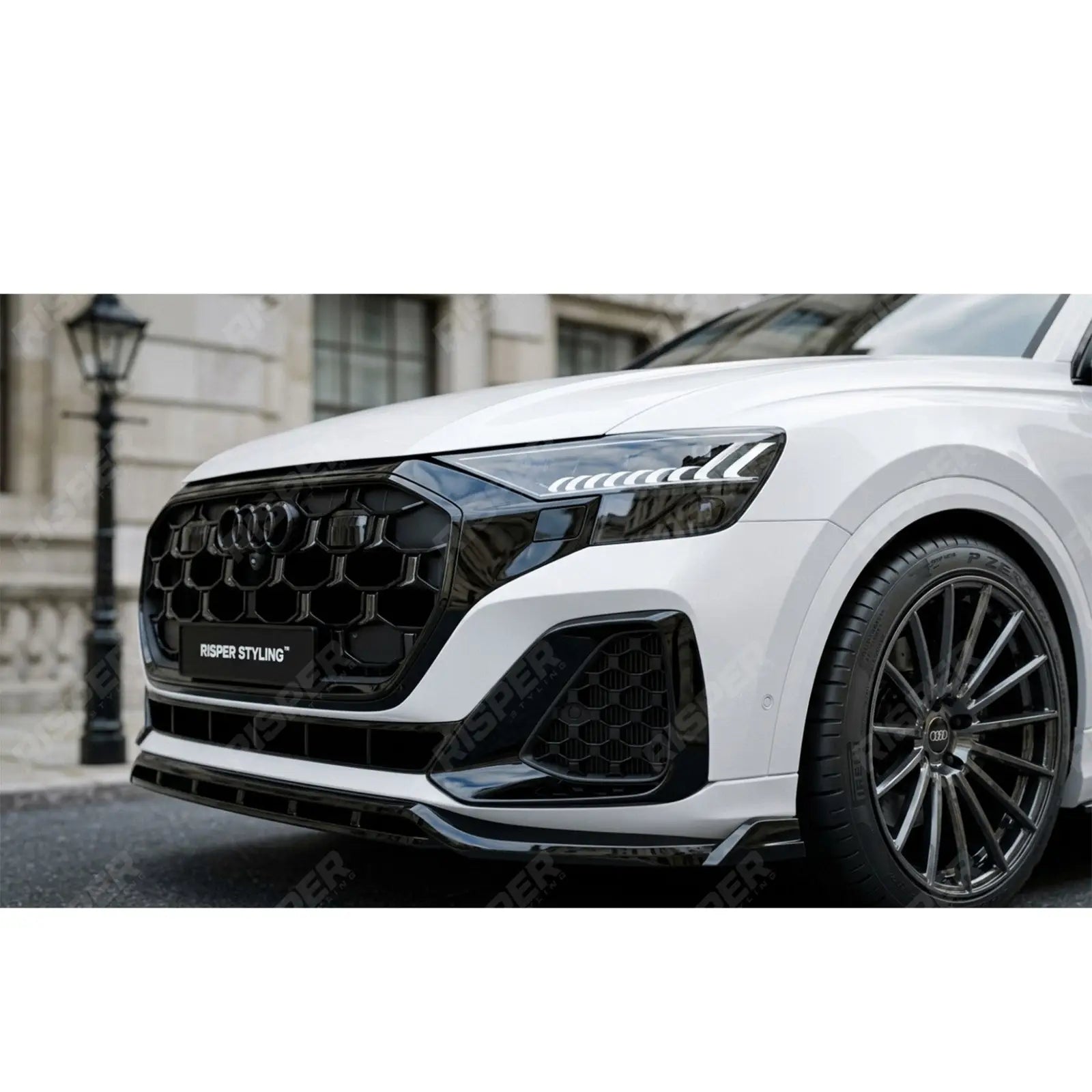 Audi Q8 S-Line 2023+ Full Aero Low Line Kit In Gloss Black - Aero Kit