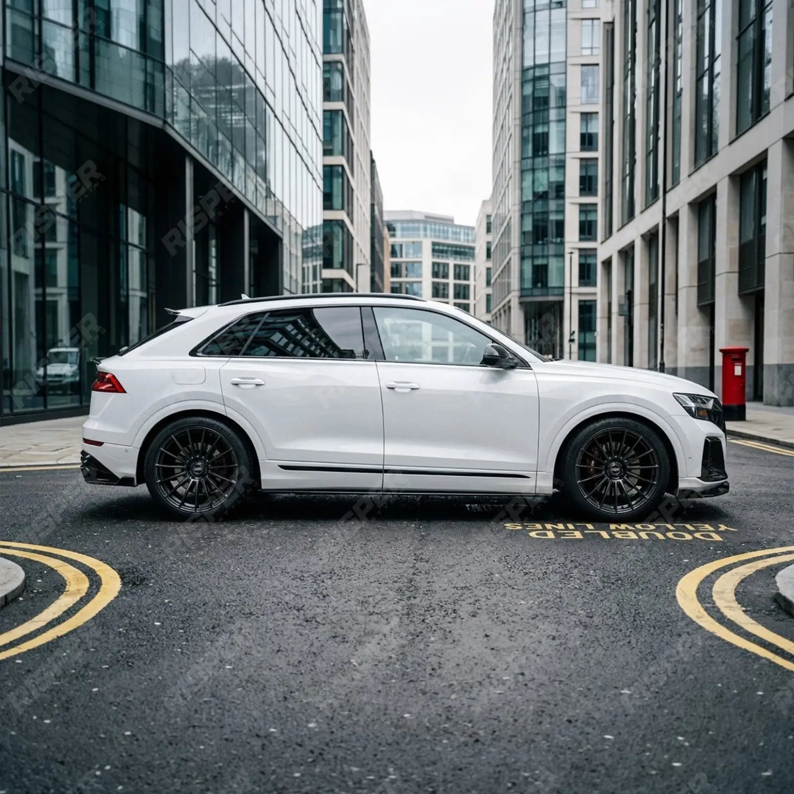 Audi Q8 S-Line 2023+ Full Aero Low Line Kit In Gloss Black - Aero Kit