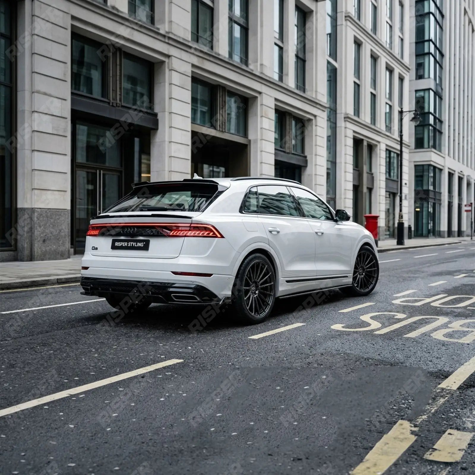 Audi Q8 S-Line 2023+ Full Aero Low Line Kit In Gloss Black - Aero Kit