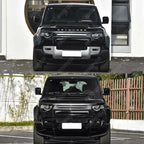 Land Rover Defender L663 110//90 2020 On - Full Exterior Front & Rear Black Pack 007