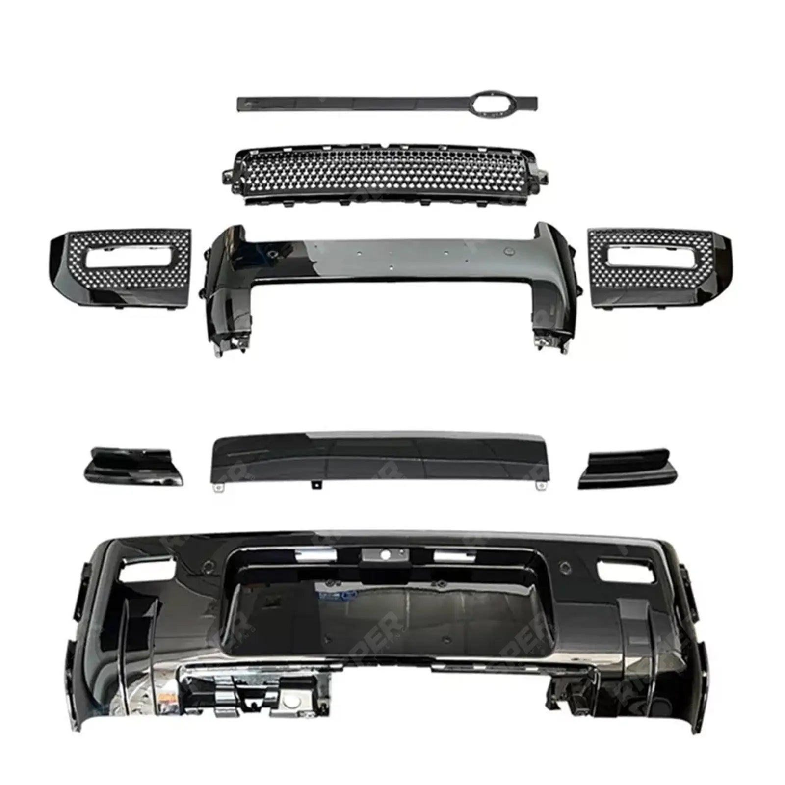 Full Exterior Front & Rear Black Pack 007 For Land Rover Defender L663 110//90 2020 On Secondary image