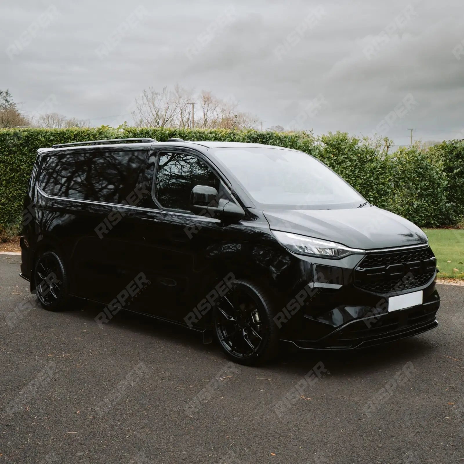 Ford Transit Custom MK2 2024 on PHEV Full Low Line Aero Kit In Gloss Black - Aero Kit
