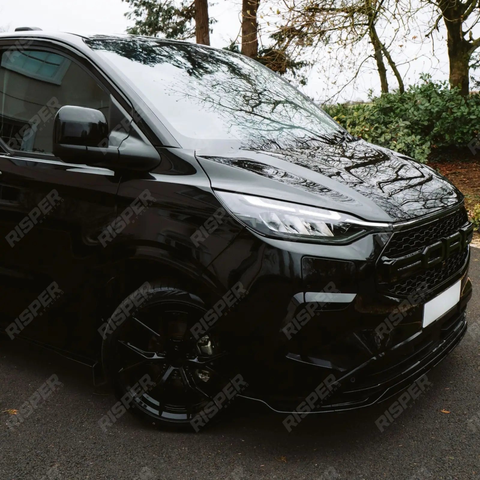 Ford Transit Custom MK2 2024 on PHEV Full Low Line Aero Kit In Gloss Black - Aero Kit