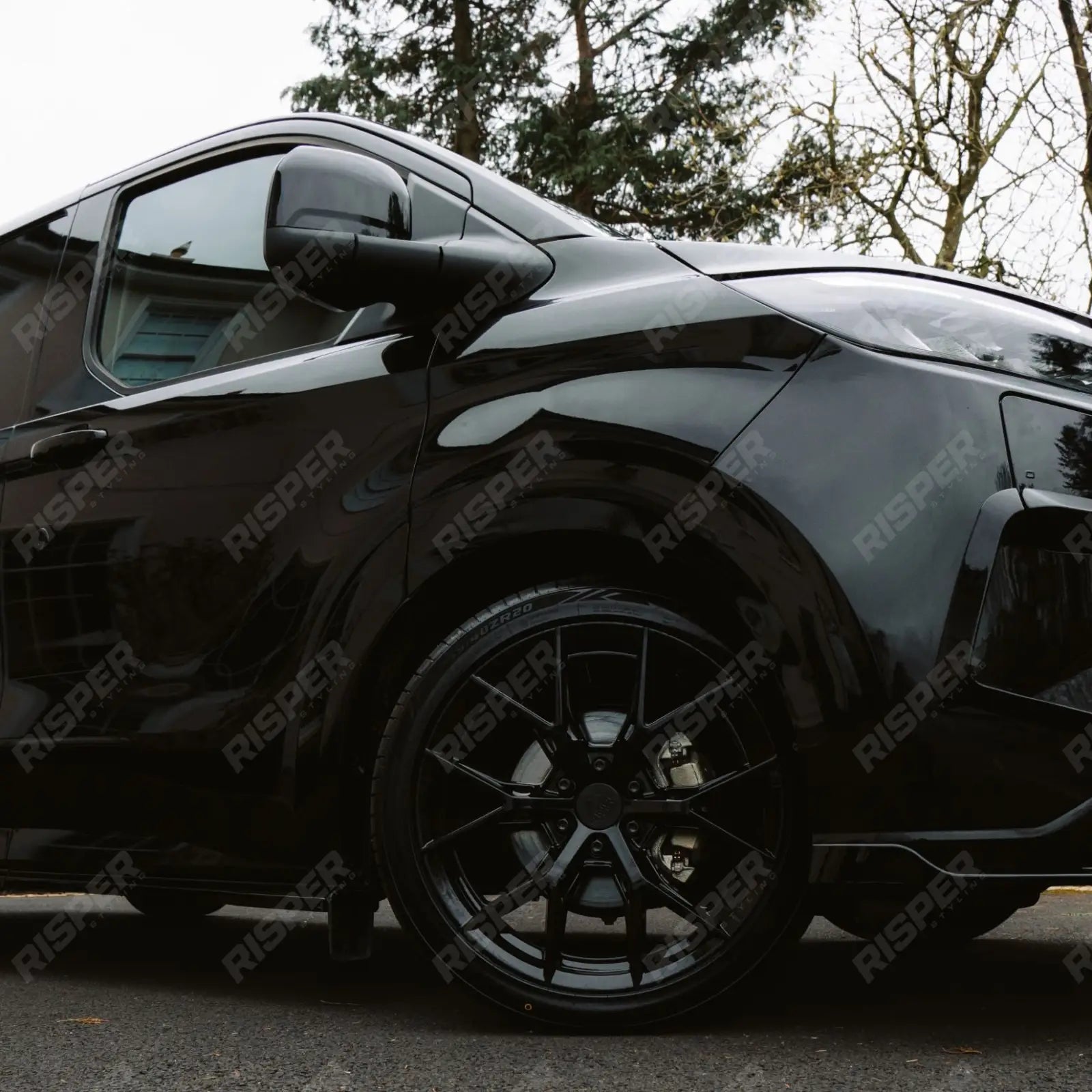 Ford Transit Custom MK2 2024 on PHEV Full Low Line Aero Kit In Gloss Black - Aero Kit