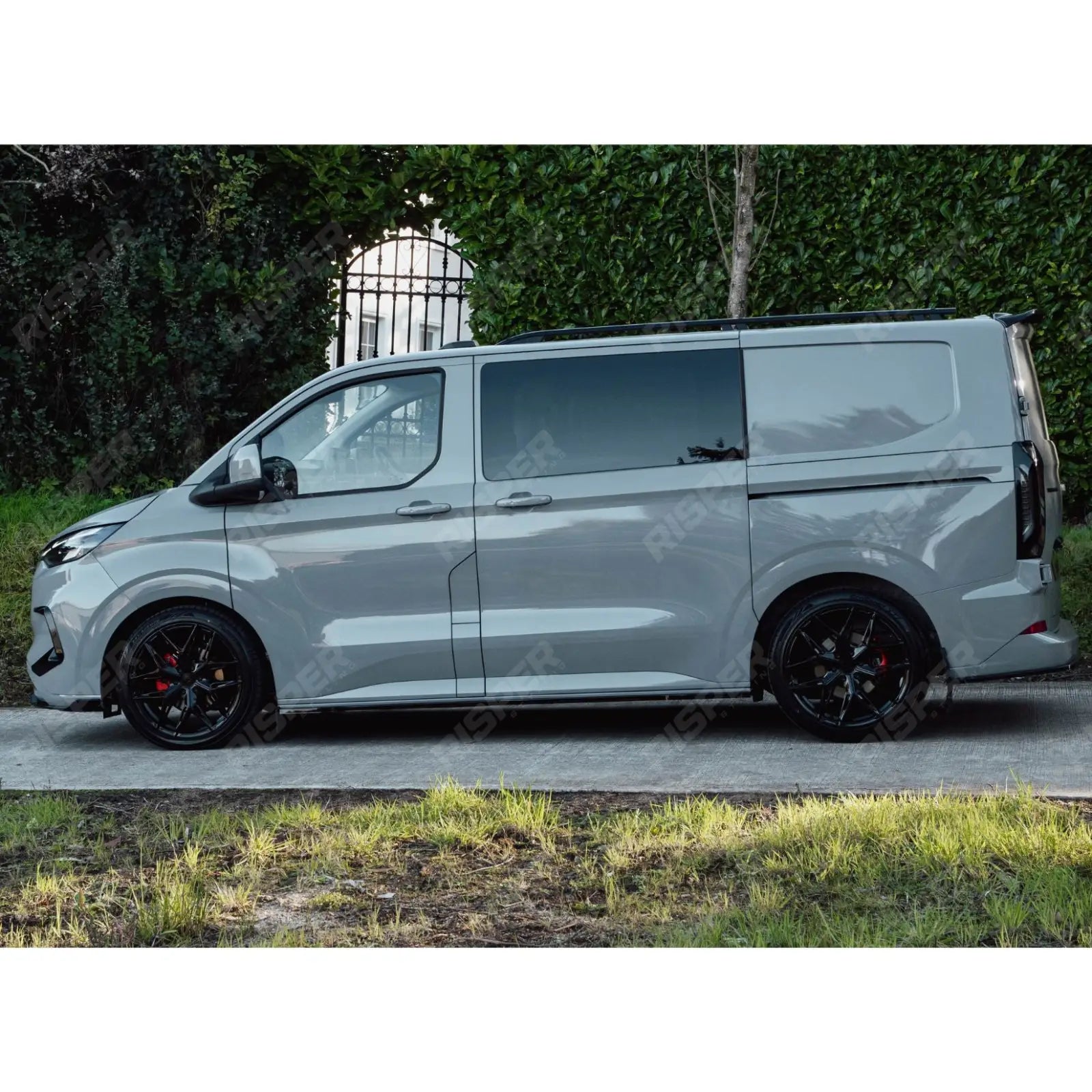 Ford Transit Custom MK2 2024 on LWB Full Low Line Aero Kit V1 In Gloss Black Aero Kit