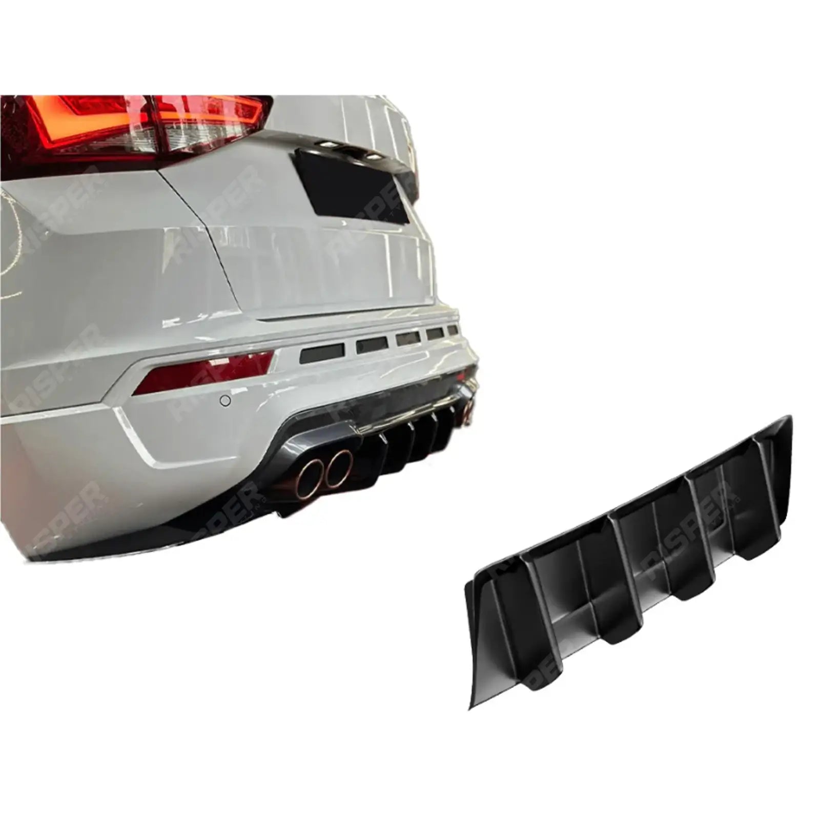 Full Risper Aero Kit In Gloss Black Cupra Ateca MK1 2018+ Secondary image